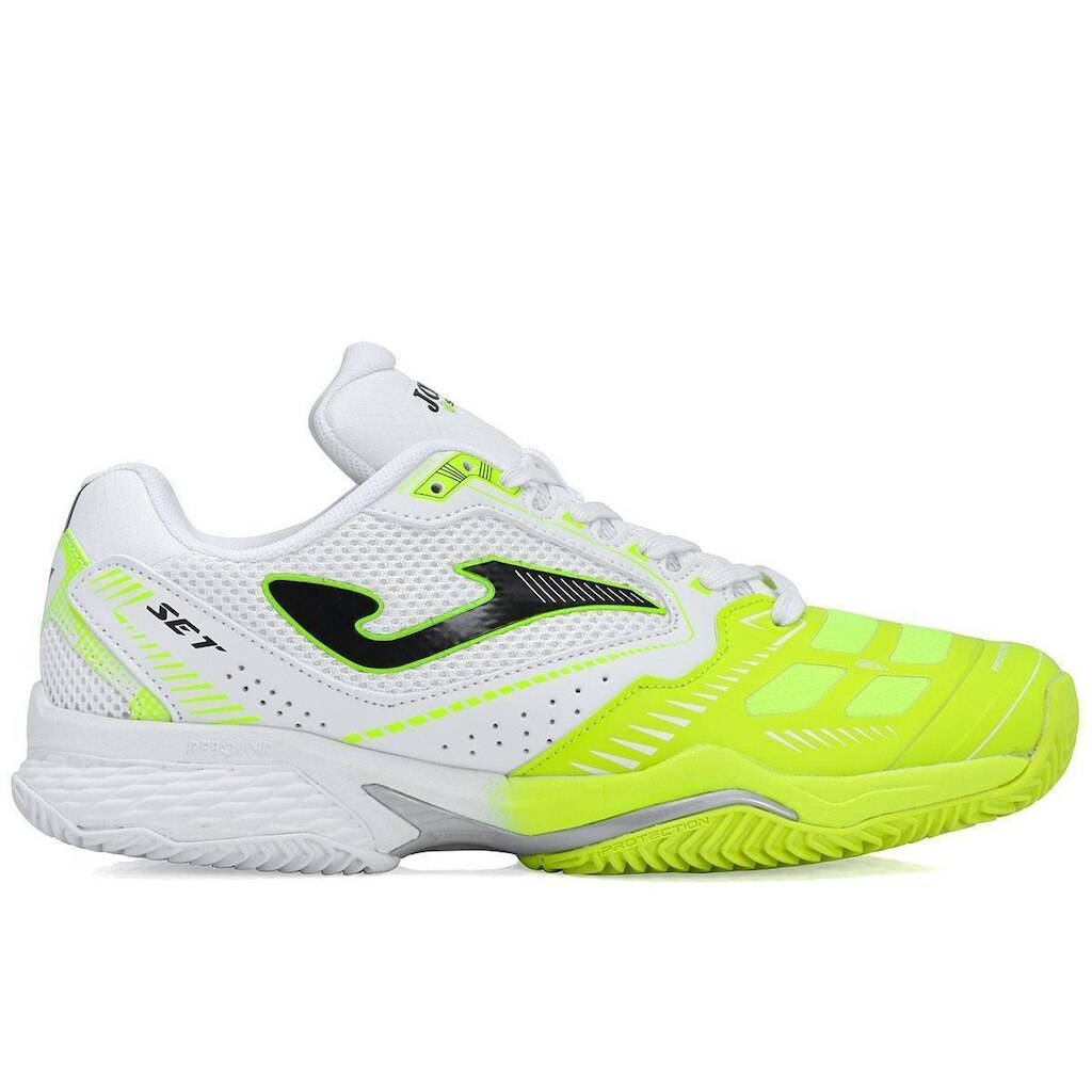 Tênis Joma Set Clay Branco e Limão