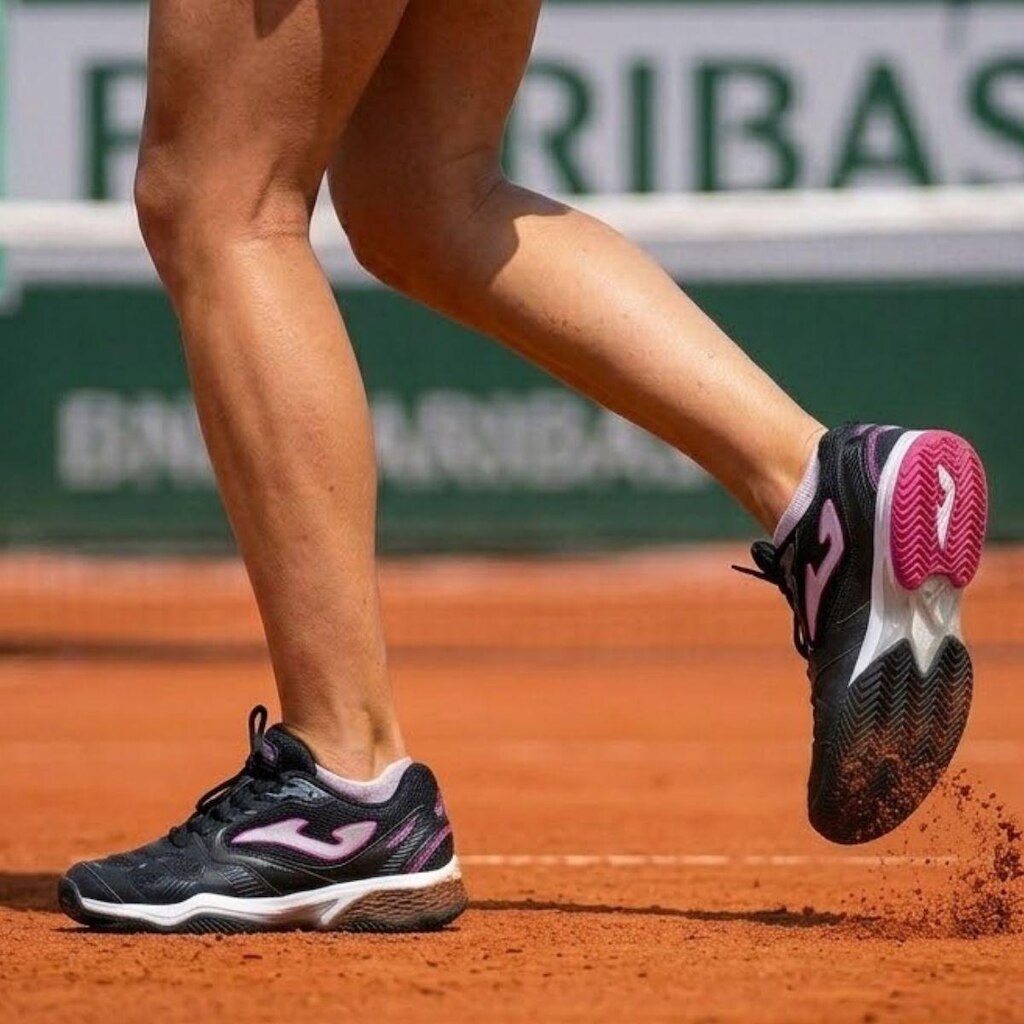Tênis Joma Set Lady Clay Preto e Fucsia 36