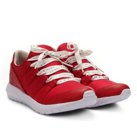 Tênis Jorge Bischoff Sport Atacador Personalizado Feminino - Vermelho