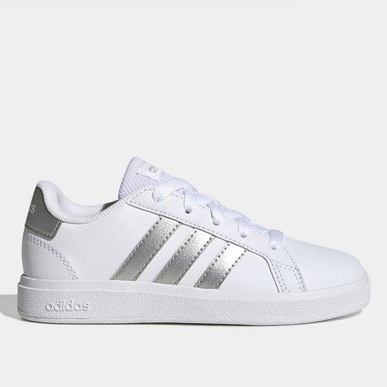 Tênis Juvenil Adidas Grand Court 2.0 - Branco Menor preço em Tênis Juvenil Adidas Grand Court 2.0 - Branco