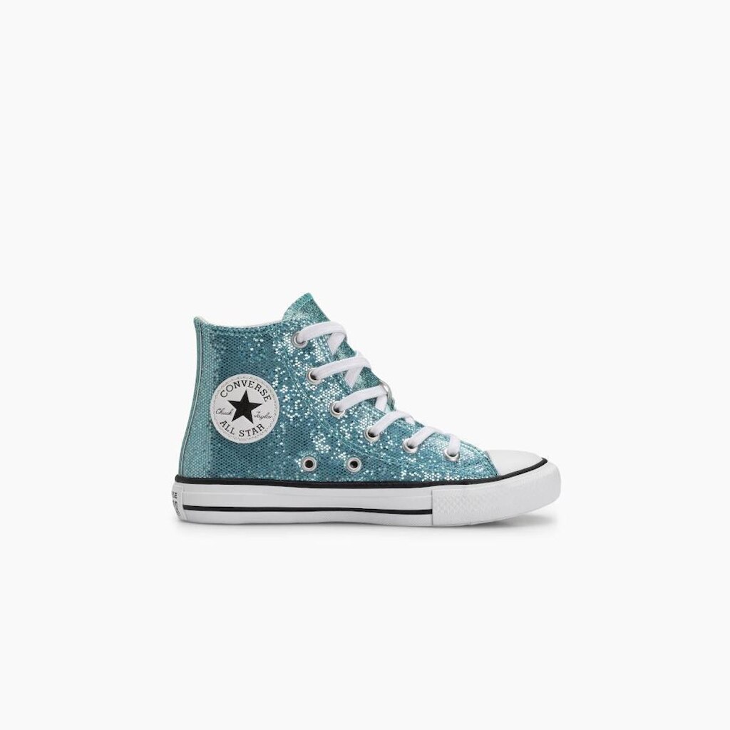 Tênis Juvenil Chuck Taylor All Star Shine Cano Alto