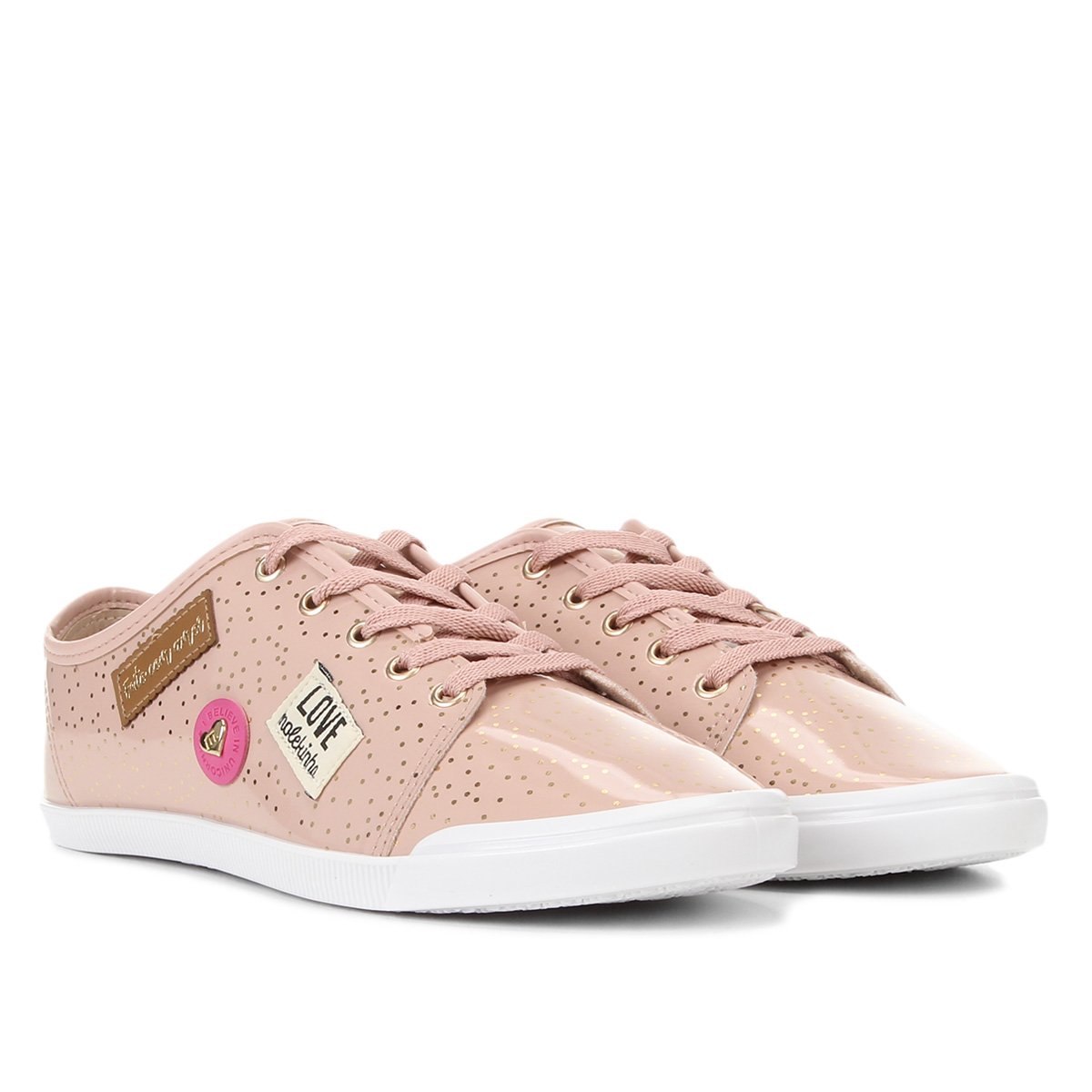 tenis molekinha brilho