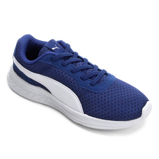 Tênis Juvenil Puma Activate Ac - Azul e Branco Menor preço em Tênis Juvenil Puma Activate Ac - Azul e Branco