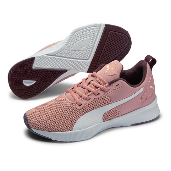 Tênis Juvenil Puma Flyer Runner - Rosa+Branco é ruim? Tênis Juvenil Puma Flyer Runner - Rosa+Branco é boa?