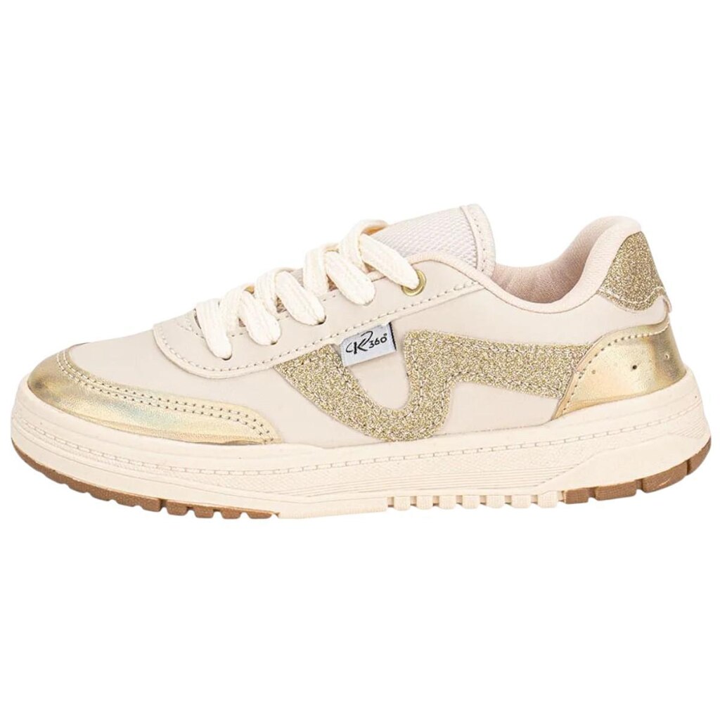 TENIS K360 ESTILO RESPITEC MARFIM/OURO