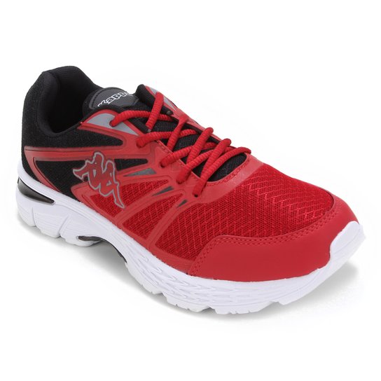 Tênis Kappa Energy Masculino - Vermelho+Preto