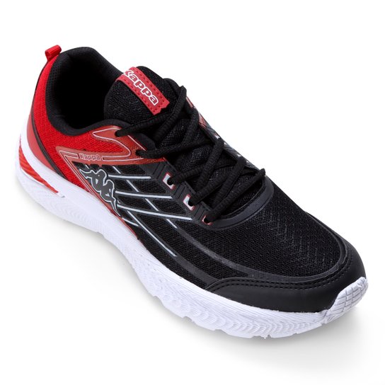 Tênis Kappa Flex Masculino - Vermelho+Preto