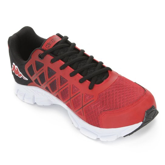 Tênis Kappa Impulse Masculino - Vermelho+Branco Menor preço em Tênis Kappa Impulse Masculino - Vermelho+Branco