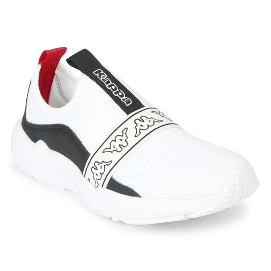 Tênis Kappa Jump Feminino - Branco+Preto Menor preço em Tênis Kappa Jump Feminino - Branco+Preto