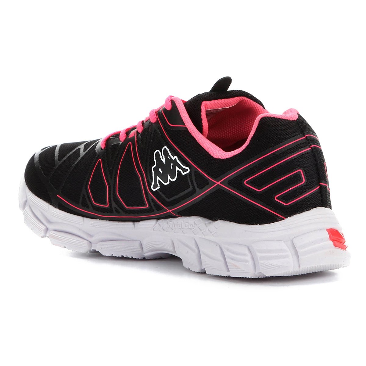 Tênis Kappa Luster Feminino Preto+Pink Netshoes