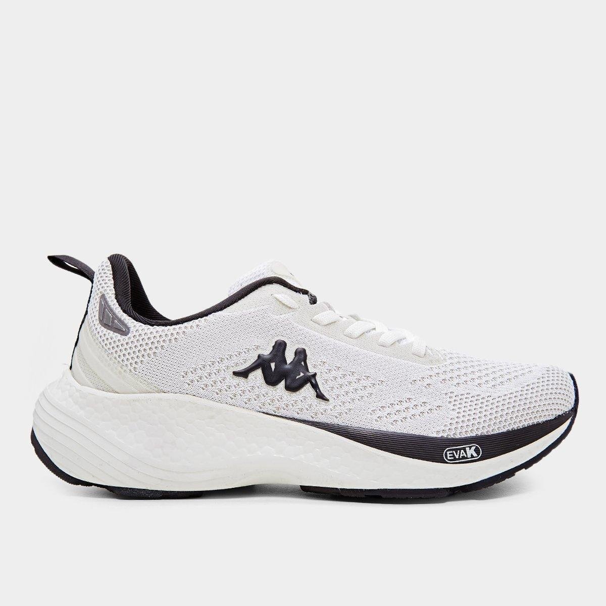 Tênis Kappa Pulse Branco+Preto Netshoes