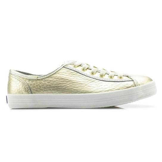 Tênis Keds Kickstart Shine Leather - Ouro