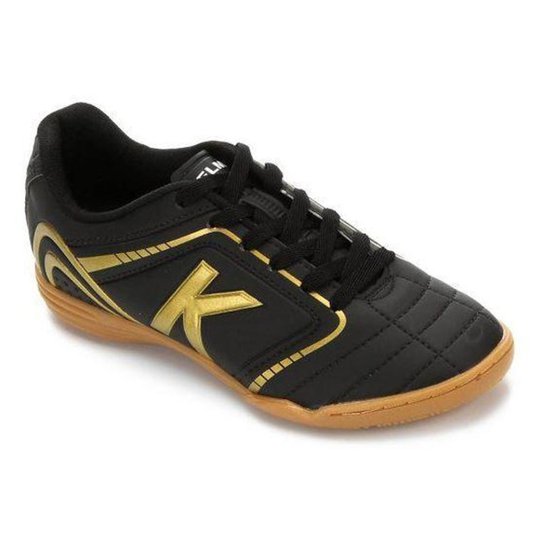 TENIS KELME FUTSAL SPRINT Preto+Dourado Netshoes