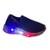Tênis Kidy Com Led Light Fun 0350074 - Infantil - Preto+Vermelho