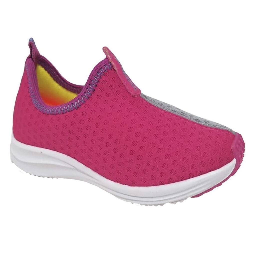 Tênis Kidy Energy Infantil Feminino Cinza/Pink 27