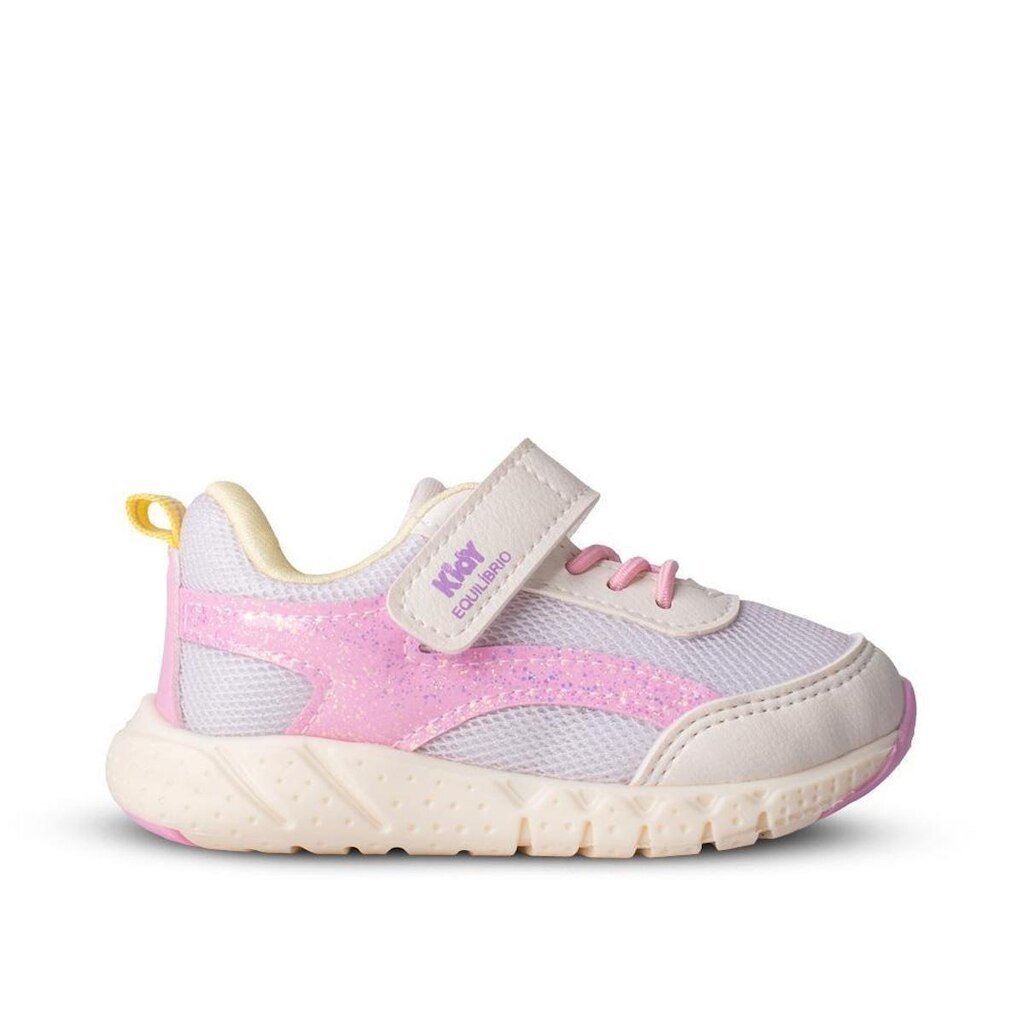 Tênis Kidy Equilíbrio Off White Rosa