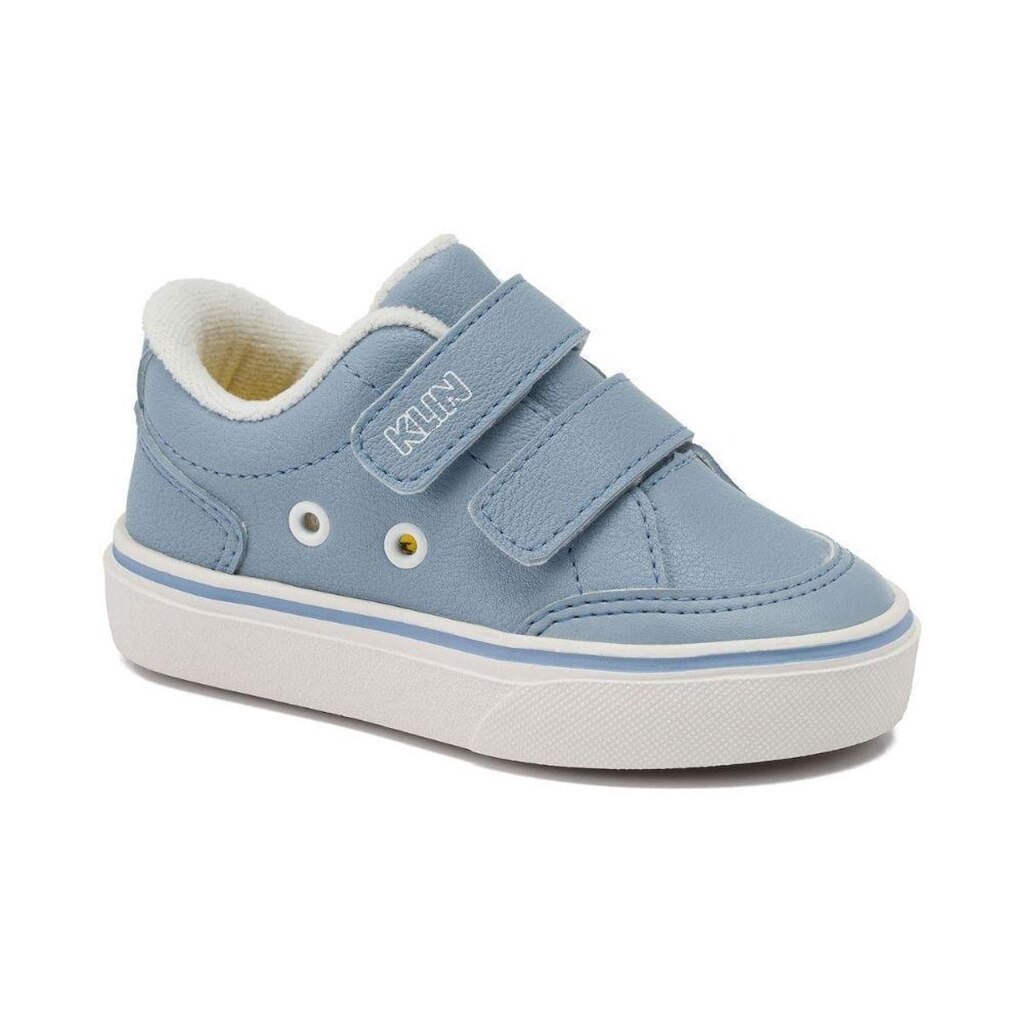 Tênis Klin Infantil Azul Prático, Seguro e Super Macio