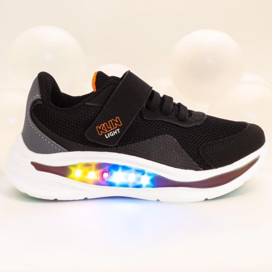 Tênis Klin Infantil Flash Light Led Brilho Pisca Pisca