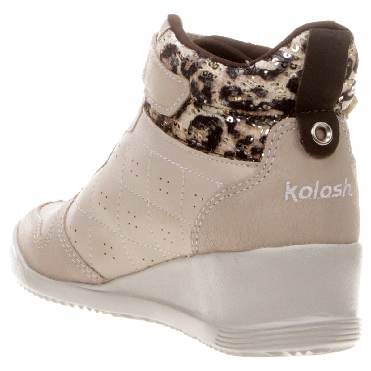 Tênis Cano Alto Knit Bege | Schutz