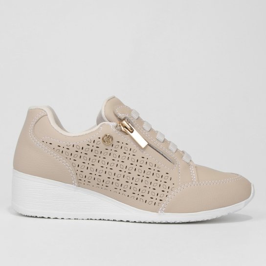 Tênis Kolosh Anabela Feminino - Areia Menor preço em Tênis Kolosh Anabela Feminino - Areia