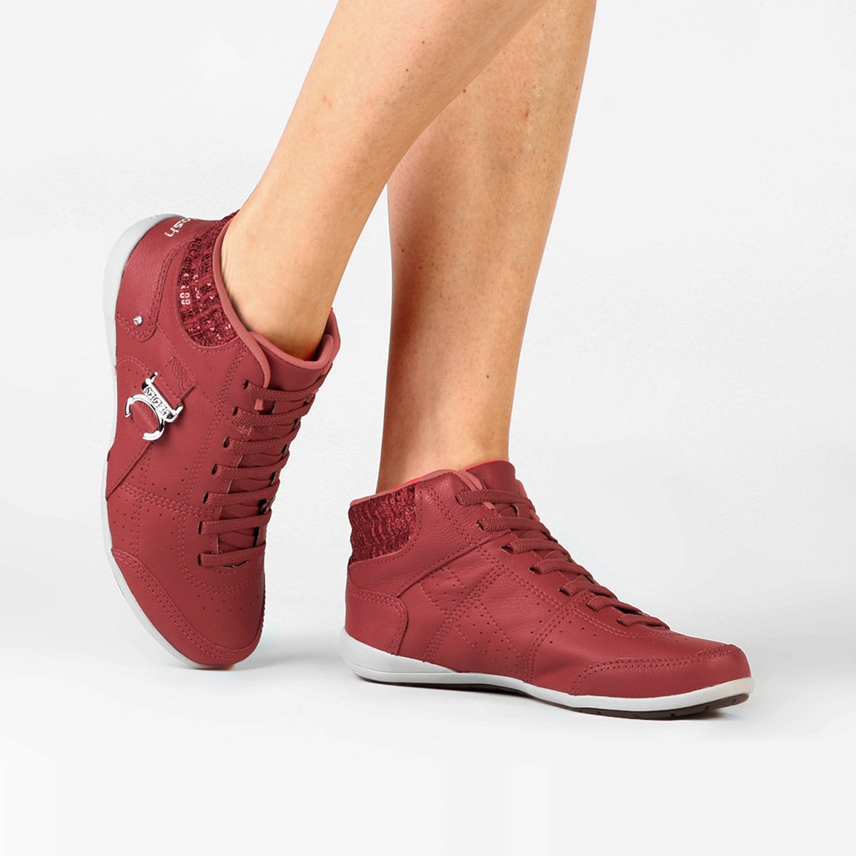 Tênis Kolosh Cano Alto Metal - Vermelho | Netshoes