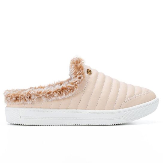 Tênis Kolosh Casual Babouche Feminino - Bege Menor preço em Tênis Kolosh Casual Babouche Feminino - Bege