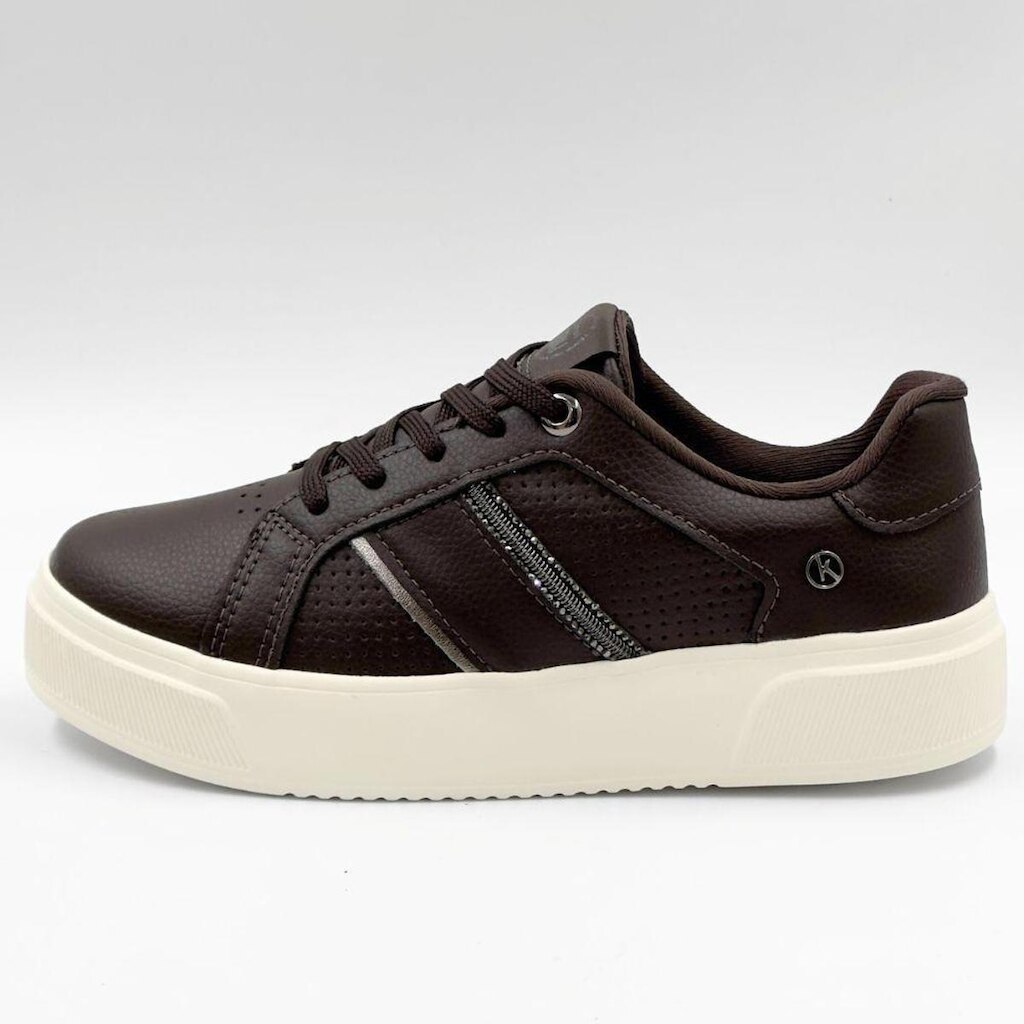 Tênis Kolosh Casual Flatform com Cadarço Feminino
