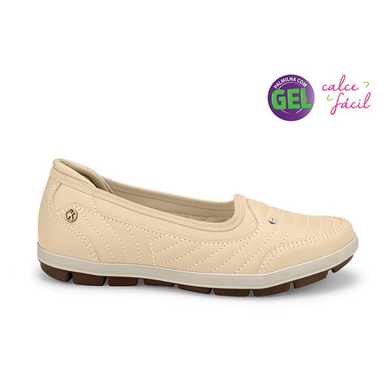 Tênis Kolosh Costuras Sem Cadarço Feminino - Creme é ruim? Tênis Kolosh Costuras Sem Cadarço Feminino - Creme é boa?