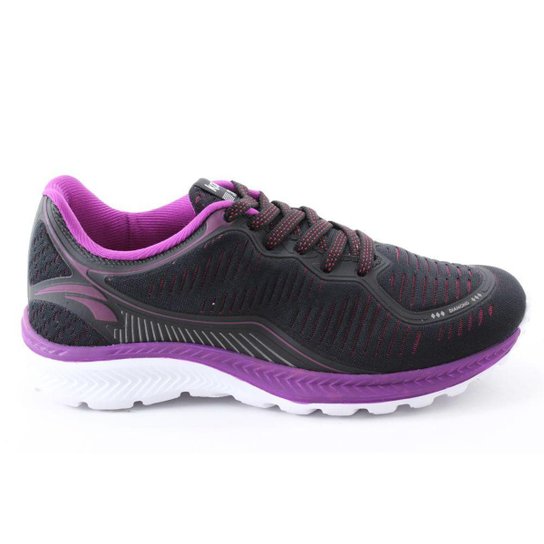 Tênis Kolosh Diamond Esportivo Feminino - Preto+Pink Menor preço em Tênis Kolosh Diamond Esportivo Feminino - Preto+Pink