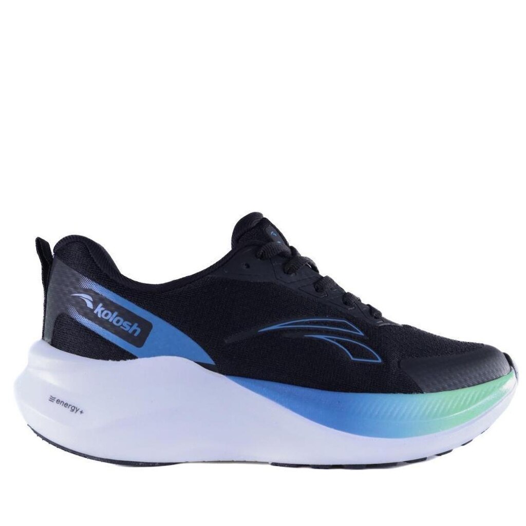 Tênis Kolosh Energy+ E0467 Preto/Azul