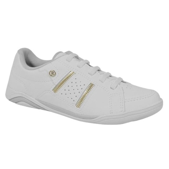 Tênis Kolosh Feminino Casual Palmilha Gel Feminino Off White