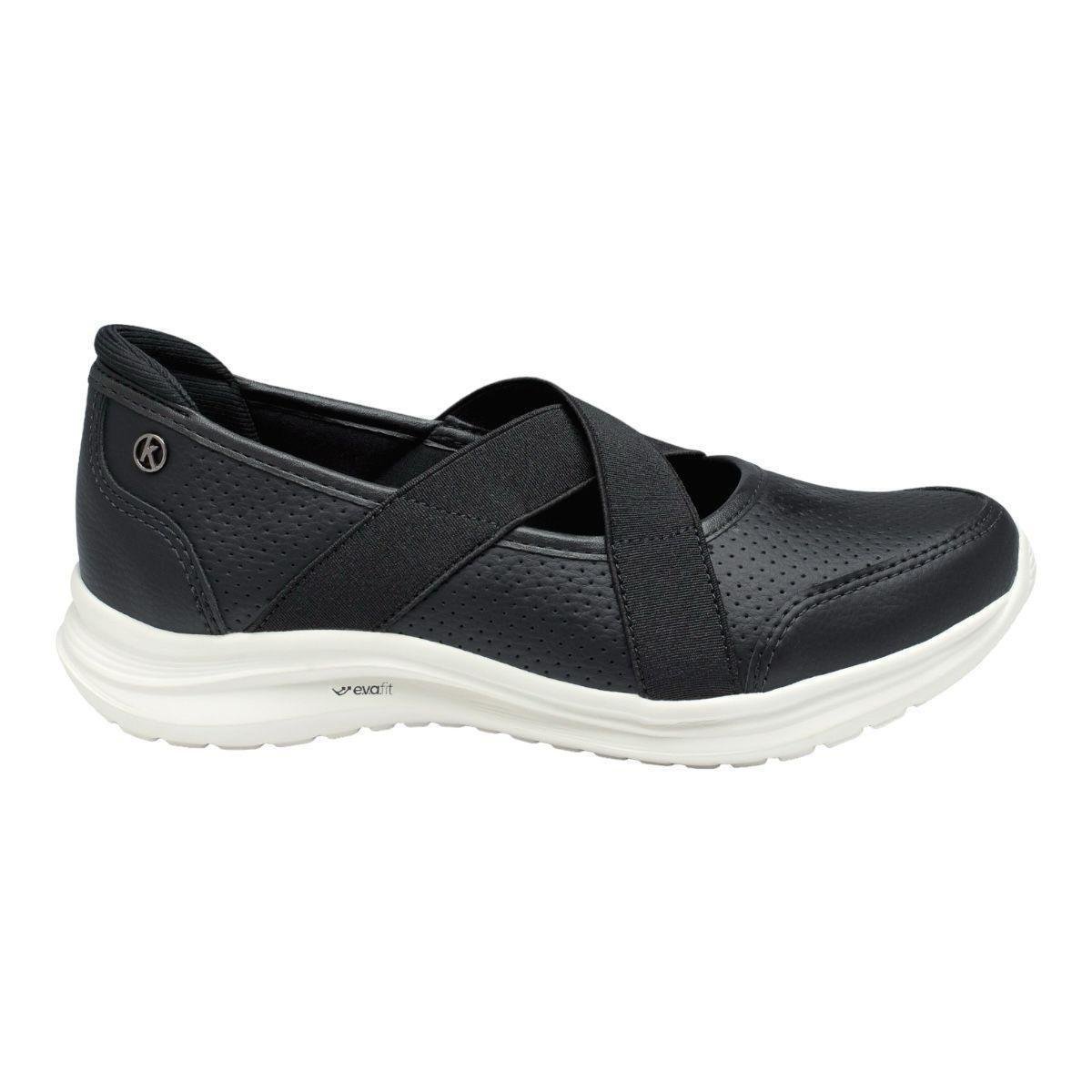 Tenis Kolosh K8423D Sem Cadarço Confortavel Elastico Casual Feminino