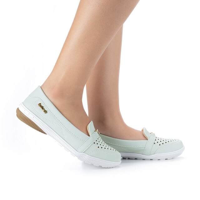 Menor preço em Tênis Kolosh Slip On Com Laser Cut - Verde