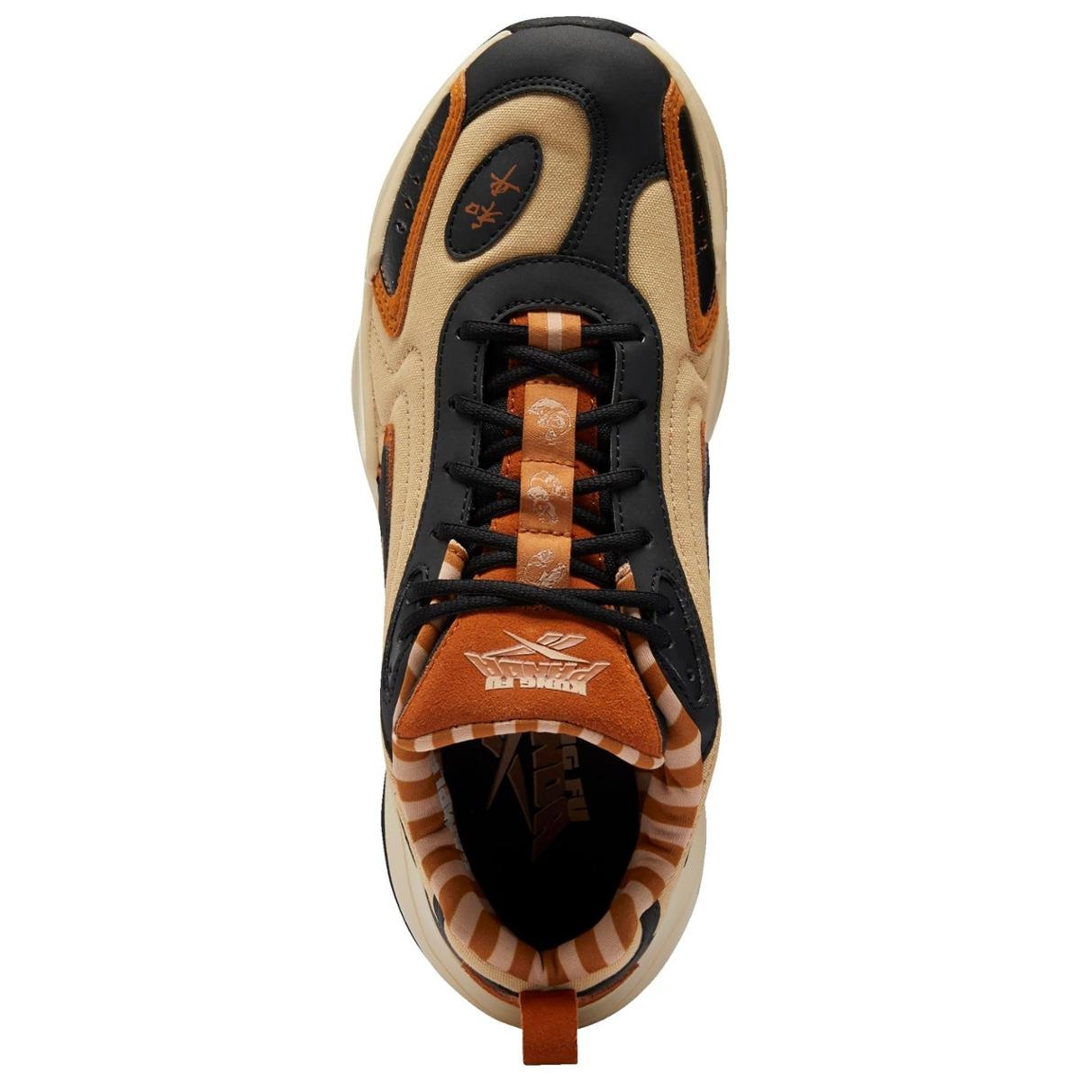 Tênis Kung Fu Panda Vector Runner-Preto Reebok Colorido Netshoes