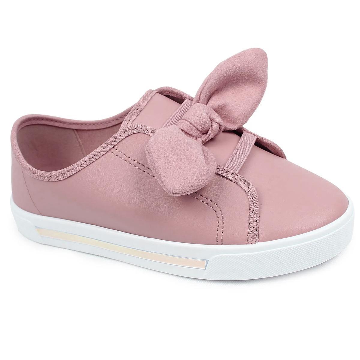 Tênis Laço Molekinha Infantil Feminino 25243187800 Rosa 32 - Rosa | Netshoes