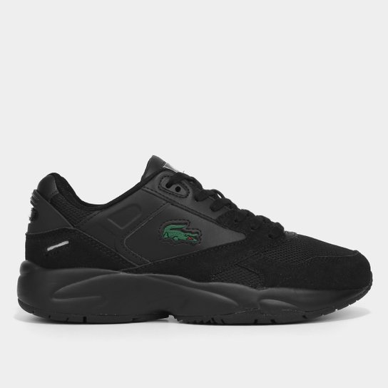 Tênis Lacoste Athleisure Sneakers Masculino - Preto Menor preço em Tênis Lacoste Athleisure Sneakers Masculino - Preto