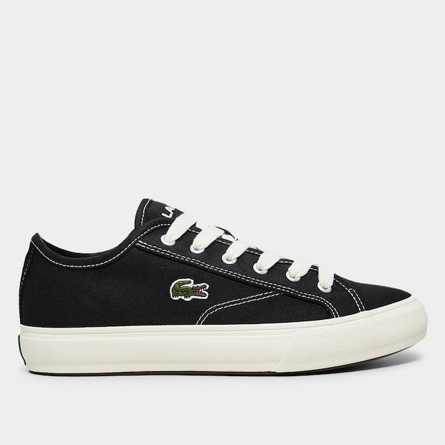 Tênis Lacoste Backcourt Masculino - Preto+Off White
