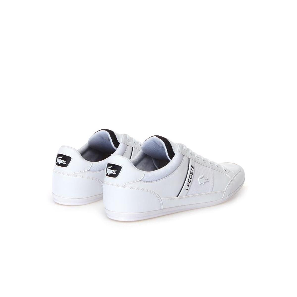 Tênis Lacoste Chaymon 0721 M 0042A7 branco preto - KeeShoes