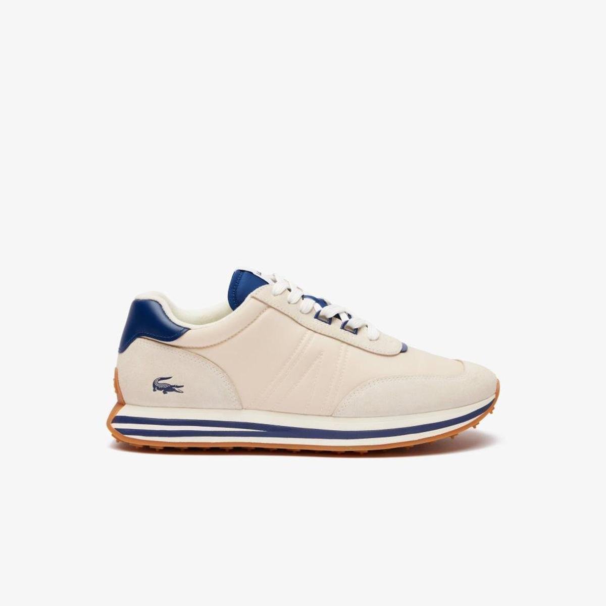 Tênis Lacoste de Couro e Tecido L-Spin Masculino