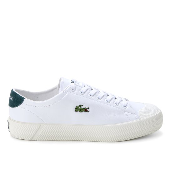 Tênis Lacoste Gripshot Masculino - Branco+Verde Menor preço em Tênis Lacoste Gripshot Masculino - Branco+Verde