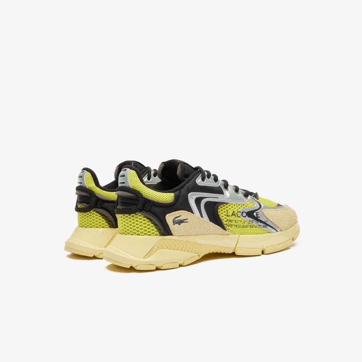 Tênis Lacoste L003 Neo com Contraste Masculino - Amarelo+Preto