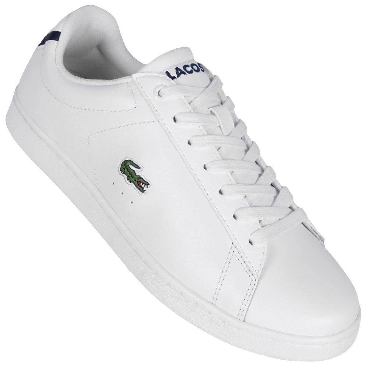 Tênis Lacoste Masculino Carnaby Evo - Branco+Verde | Netshoes