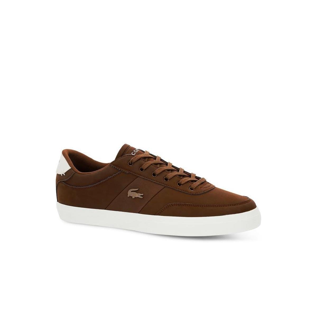 Tênis Lacoste Masculino - Branco+Bege | Netshoes