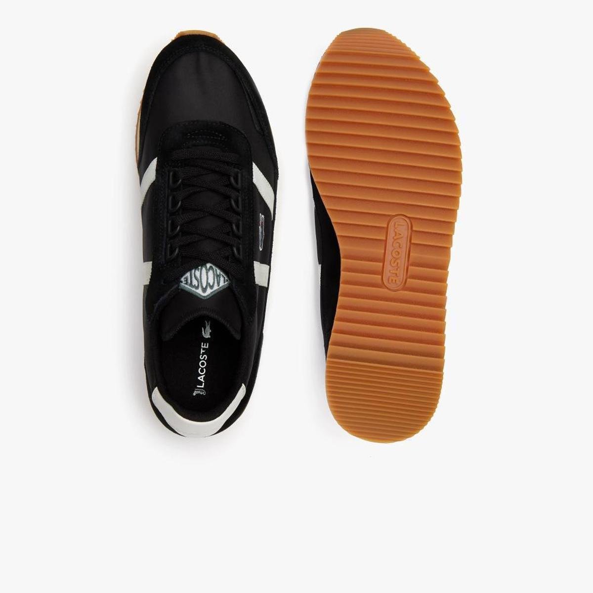 Tênis Lacoste Partner Retro Masculino - Preto+Branco | Netshoes