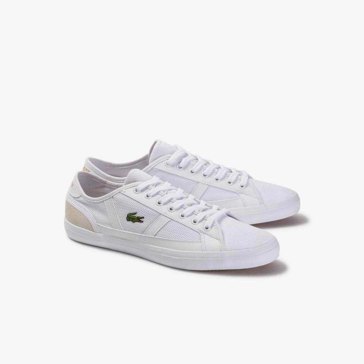 Tênis Lacoste Sideline em Tecido - Branco | Netshoes