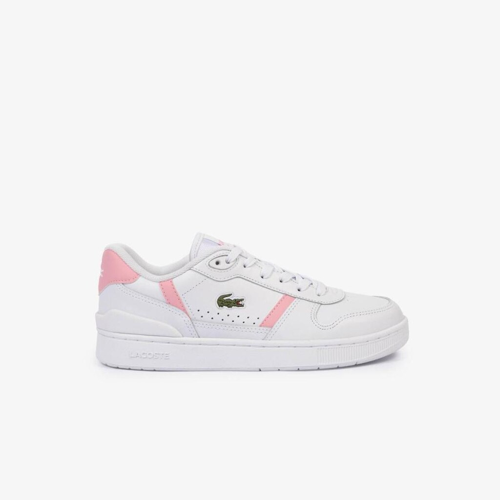 Tênis Lacoste T-Clip Set De Couro Feminino