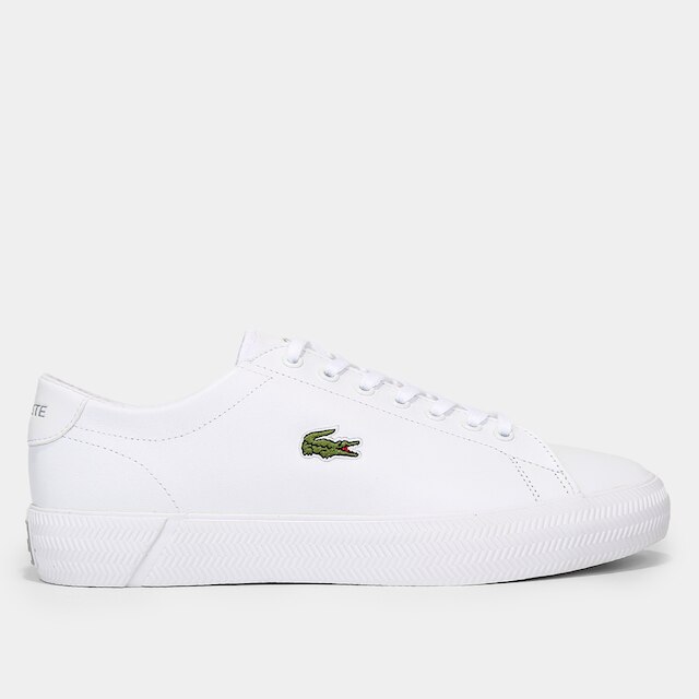 Tênis Lacoste Vulcanized Sneakers Masculino - Branco Menor preço em Tênis Lacoste Vulcanized Sneakers Masculino - Branco