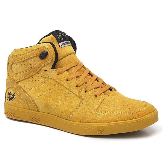 Tênis Landfeet Cano Alto Embarcadero Il Masculino - Amarelo é ruim? Tênis Landfeet Cano Alto Embarcadero Il Masculino - Amarelo é boa?