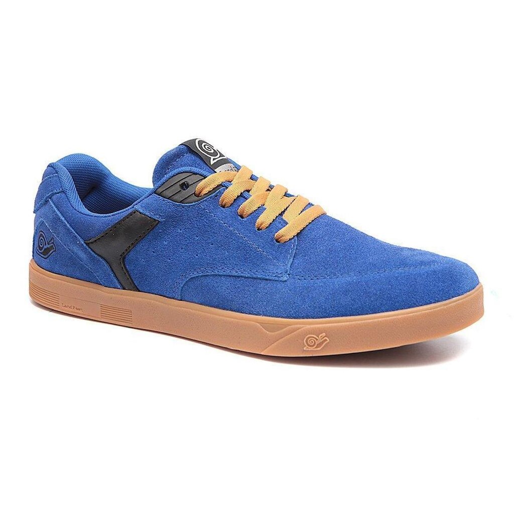 Tênis LandFeet Skate Iapi Em Couro Cano Baixo Casual