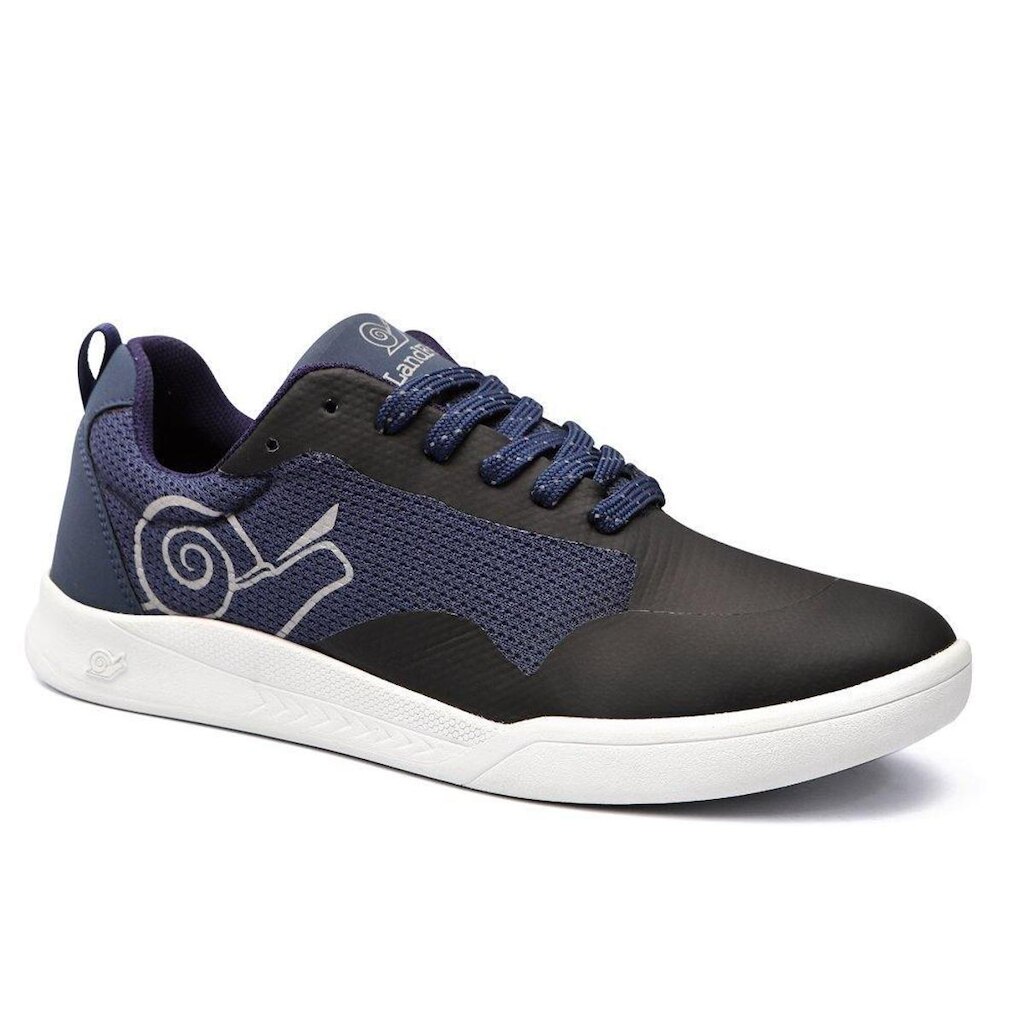 Tênis LandFeet Skate Ultraflow Em Couro Cano Baixo Masculino